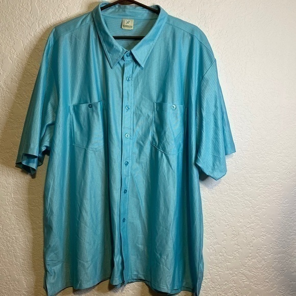 HABAND pocket short sleeve button down shirt 4xl - Picture 1 of 7